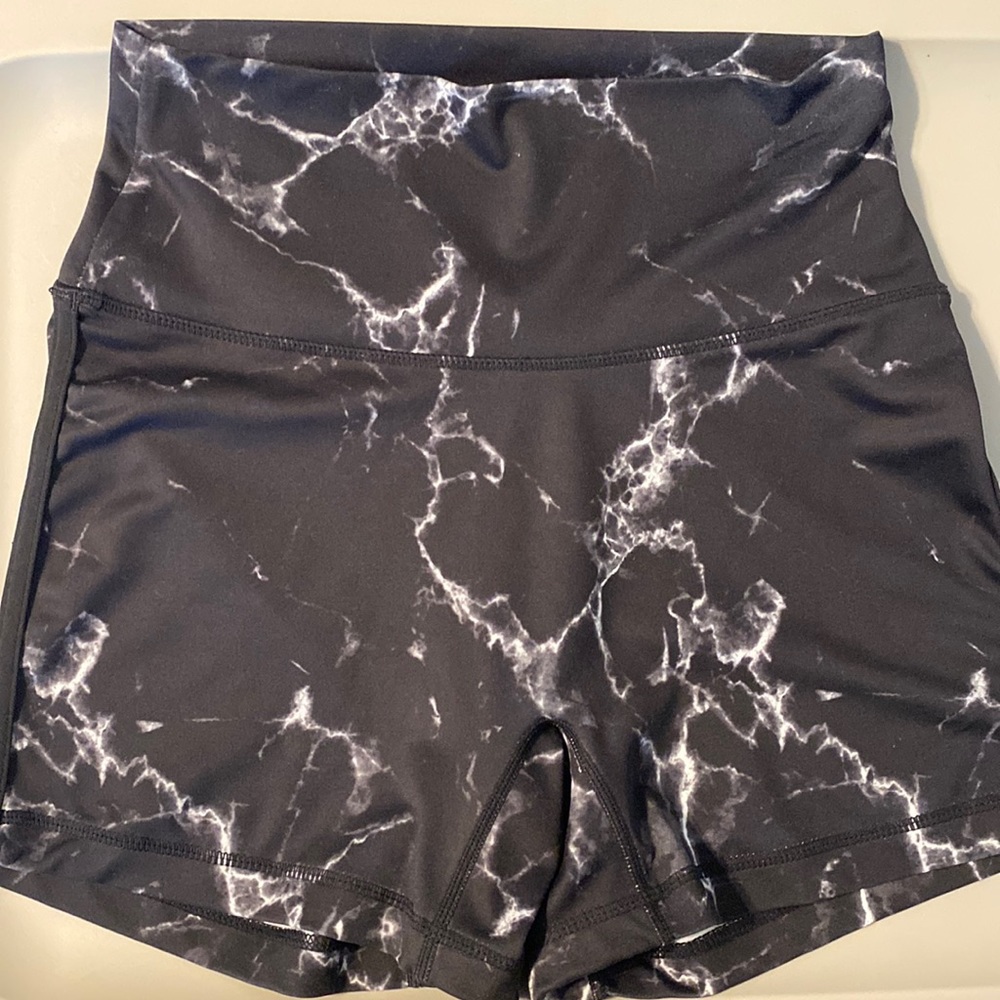 Buffbunny Black Marble Limitless 4 in Shorts US M